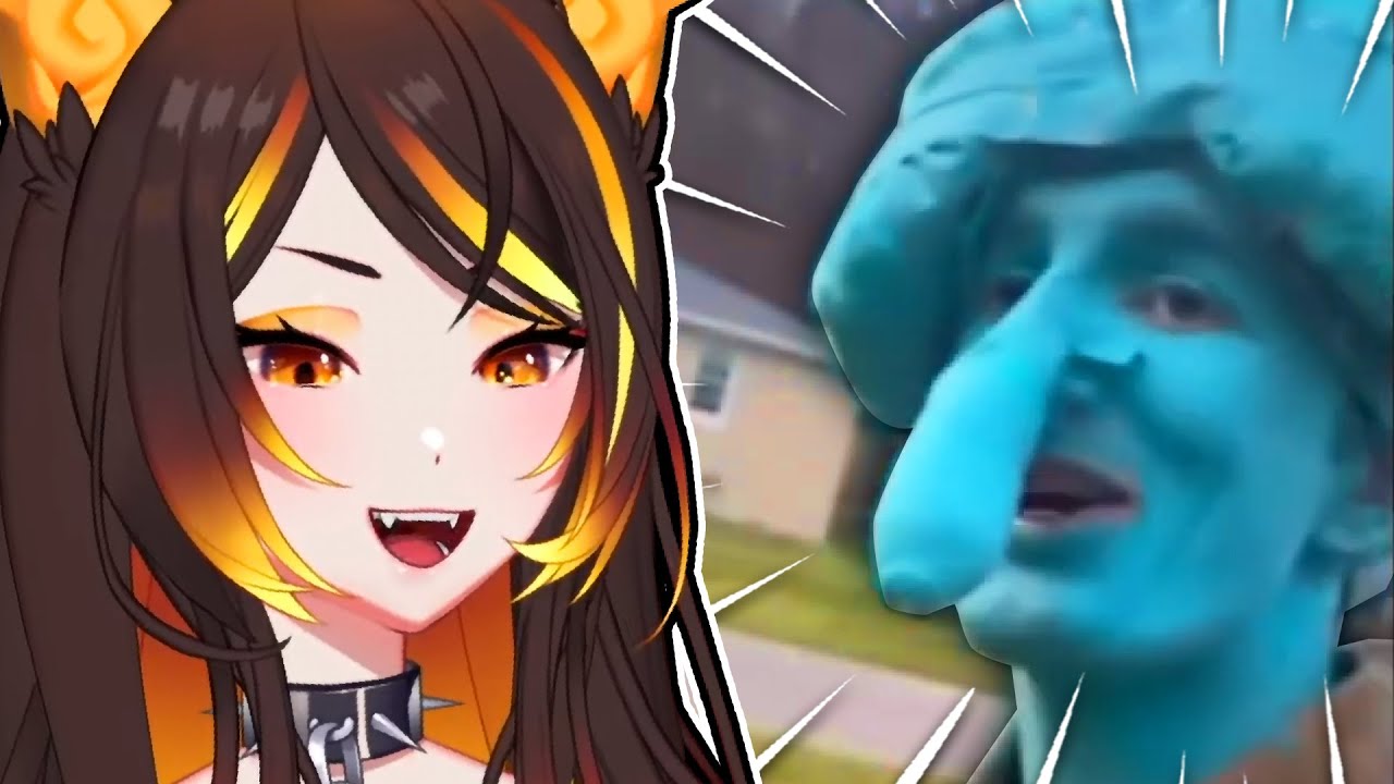 Синдер реагирует на подборки мемов Dank【VTuber】