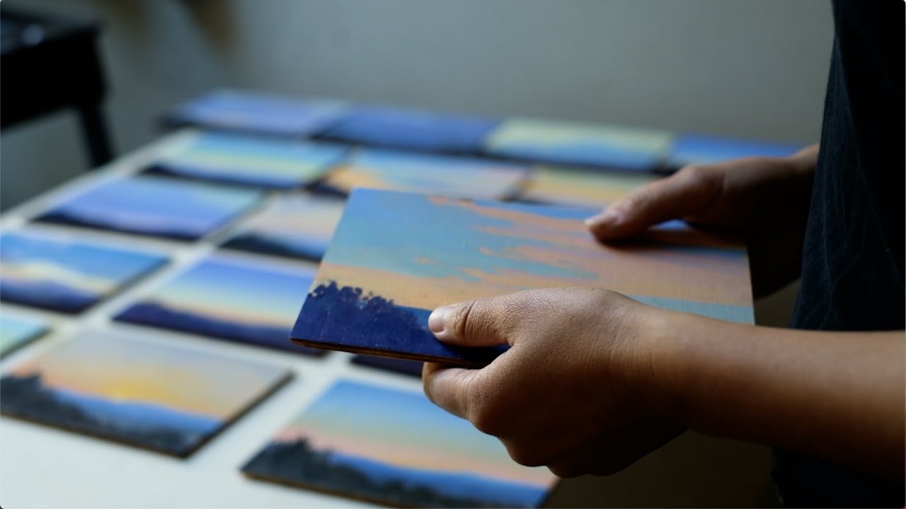 'Albe' a project by Daniela Astone - Painting 365 Sunrises