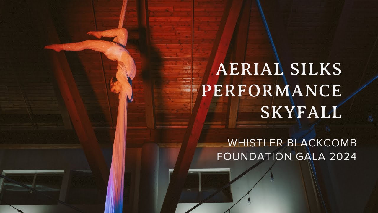 Aerial Silks Performance Skyfall at Whistler Blackcomb