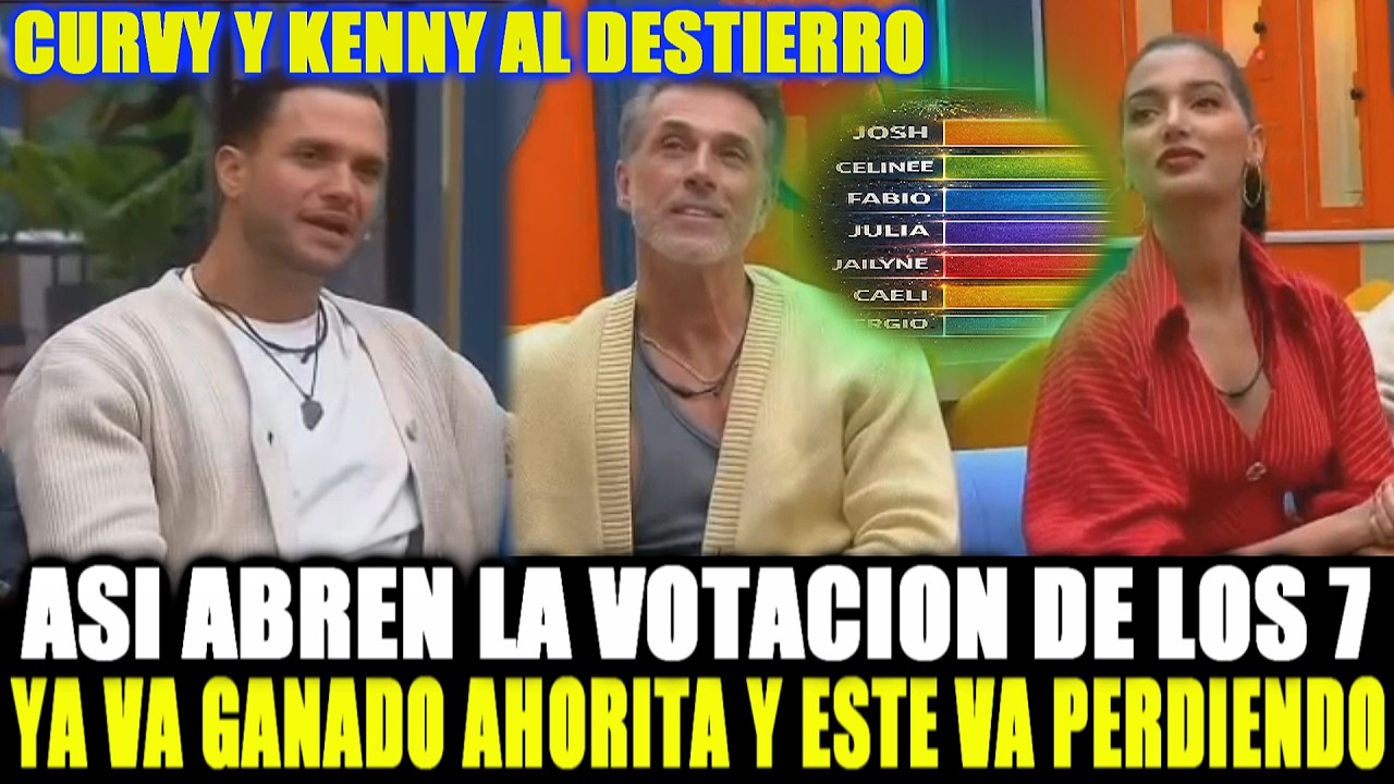 ASI ABREN LA VOTACIÓN DE LOS 7 YA VA GANADO AHORITA Y ESTE VA PERDIENDO PERO!!... LA CASA