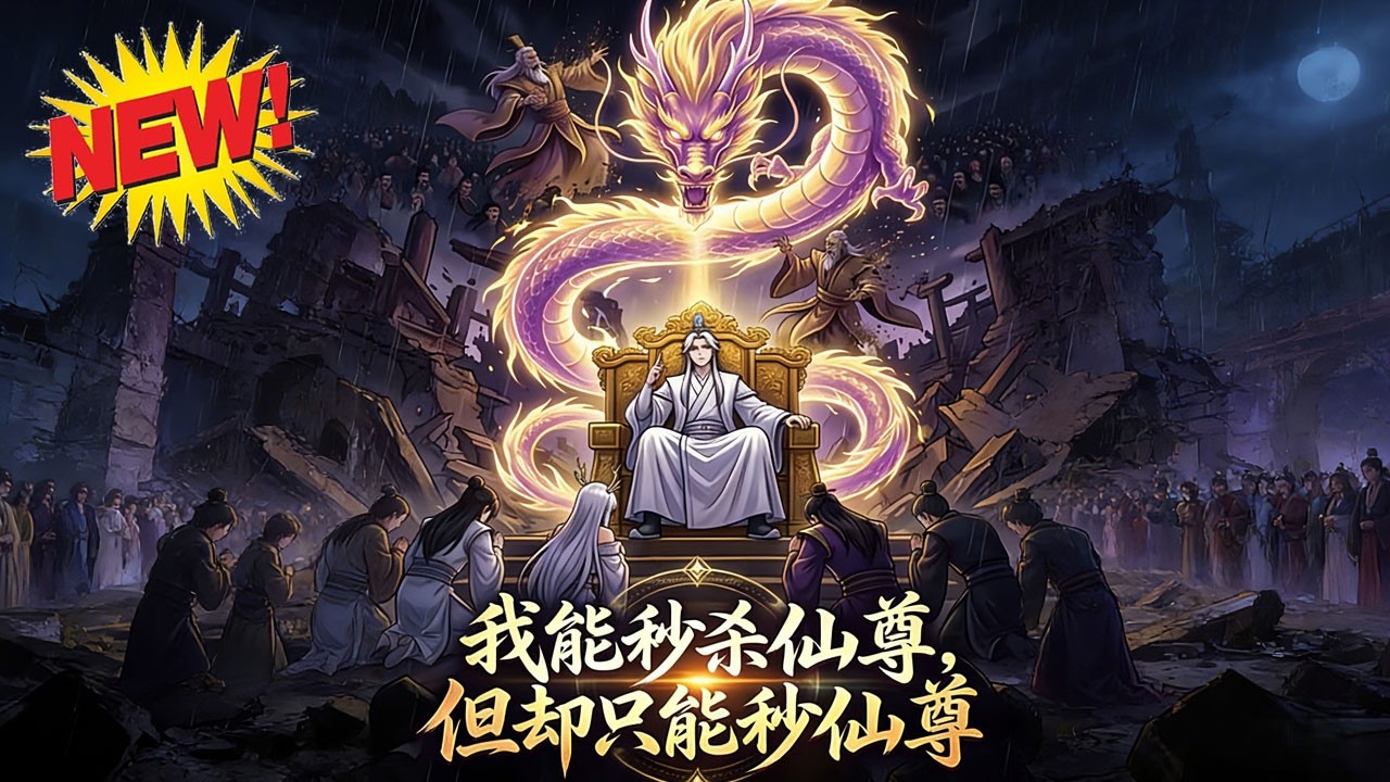 ⚡【新番速递】《我能秒杀仙尊，但却只能秒仙尊》圣地老祖林墨痕能秒杀仙尊，却打不过凡人，装高人几百年，系统太坑了！#玄幻 #修仙 #逆袭 #漫剧 #爱看动漫