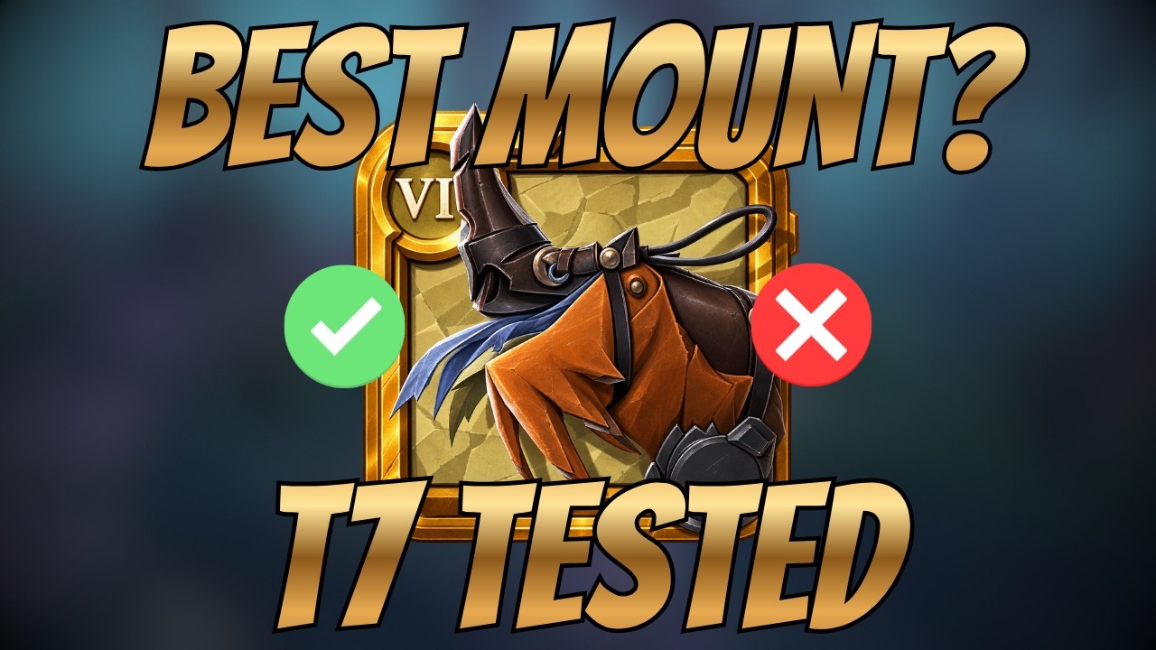 What is the Best Gathering Mount in Albion Online? T7 Swamp Dragon Tested