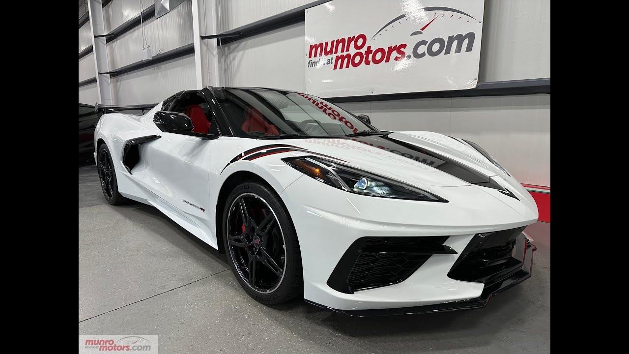 2021 SOLDSOLDSOLD C8 Stingray Coupe R-Appearance Pack 2LT NAV High Wing Arctic White Adrenaline Red