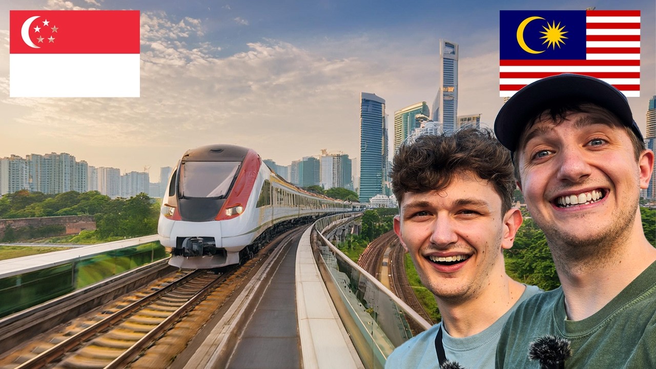 Border Train from Singapore to Malaysia! | Crossing the Border Into Johor Bahru! 🇸🇬 🇲🇾