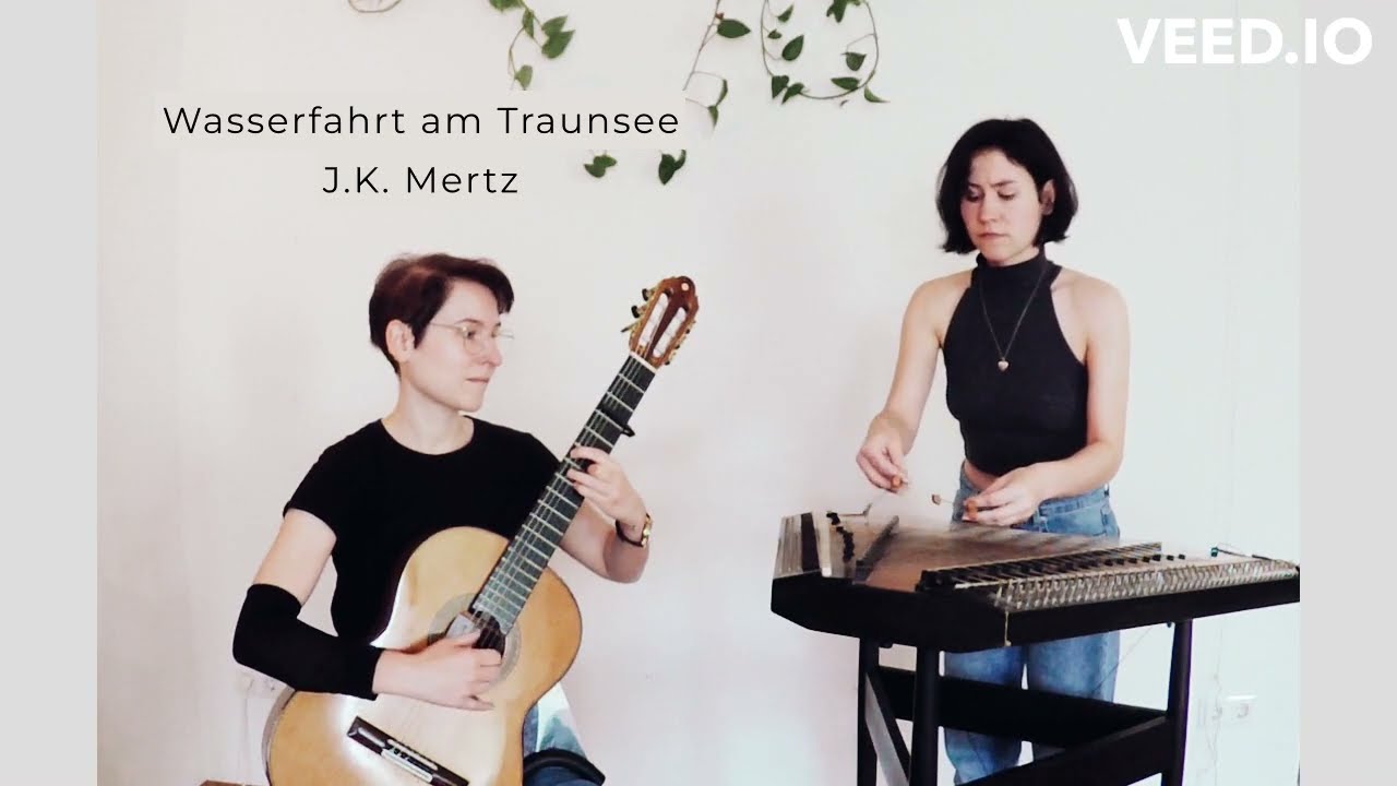Duo Laetus (Hackbrett & Guitar) plays Wasserfahrt am Traunsee by J.K. Mertz