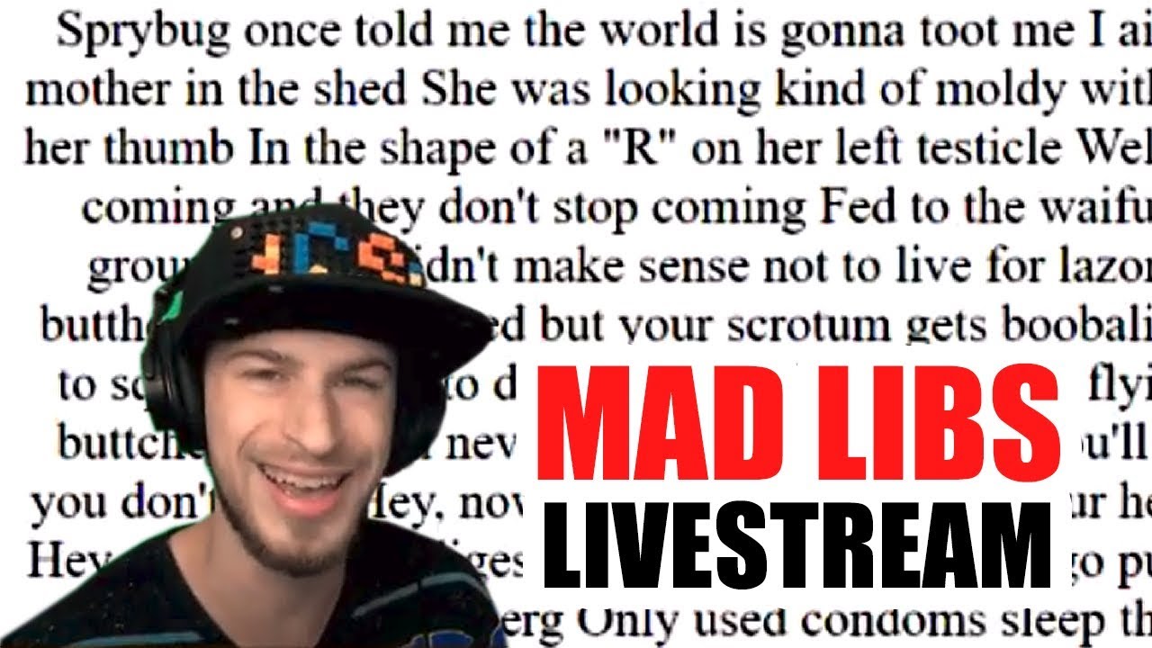 Custom Mad Libs w/ Viewers, Contraption Maker