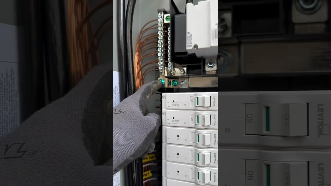 Helpful tip for those unfamiliar with ​⁠@leviton load centers. #electrician #electrical