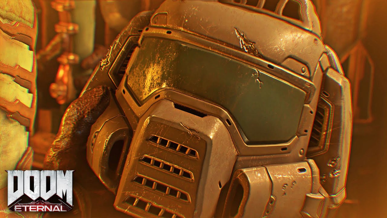 DOOM Eternal - How Doomguy Became Doom Slayer (All Past Scenes) | 4K Ultra Settings RTX 2080 Ti