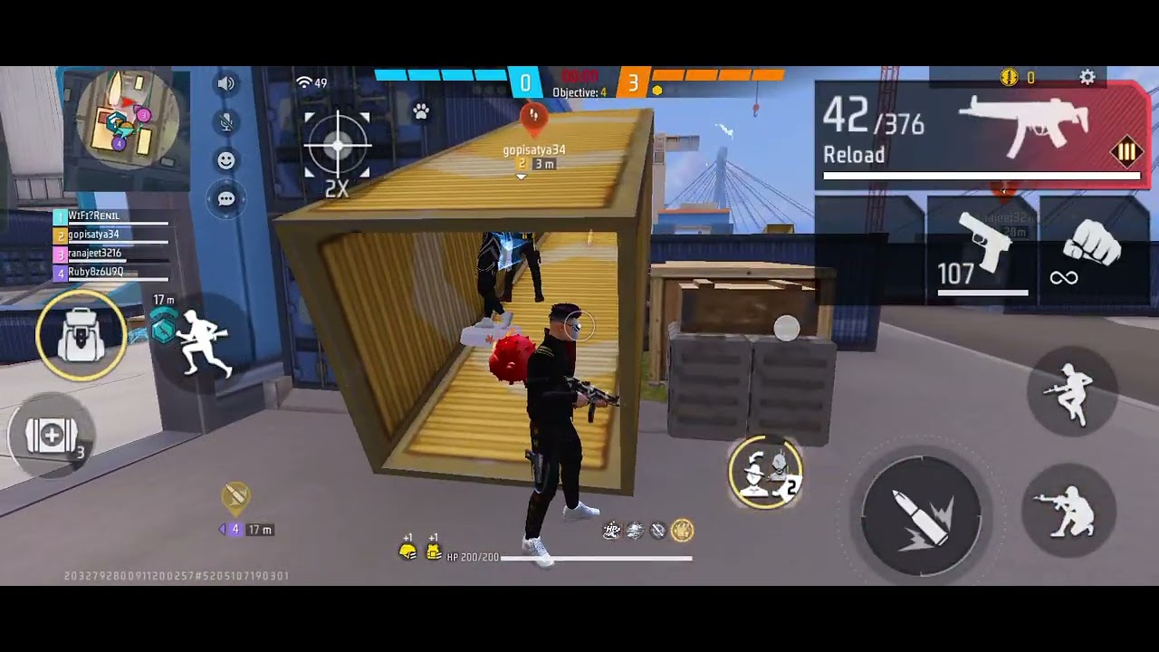 3 Round come back free fire victree