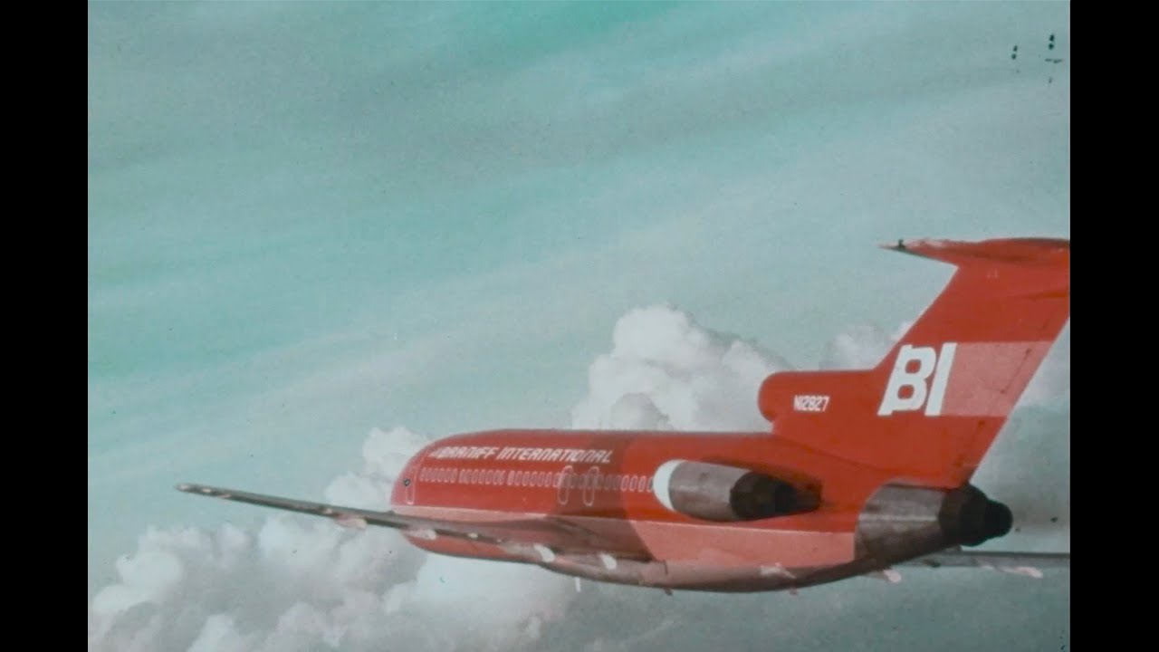 Braniff 727 Braniff Place Introduction TV Commercial 1971