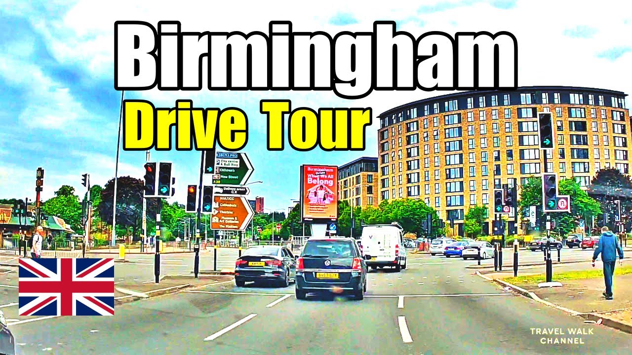 Birmingham City Centre Expressway Drive 🚗 | Urban Driving Tour UK [4K]