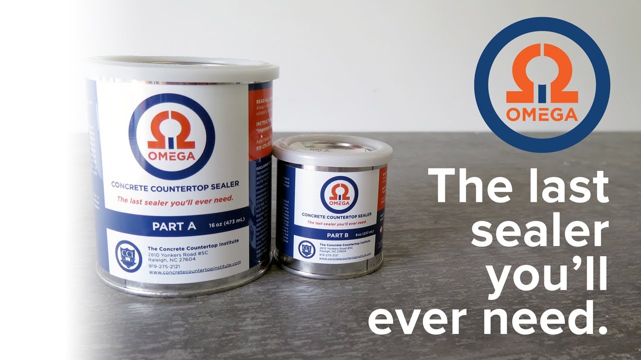 Omega Concrete Countertop Sealer - Extended promo video