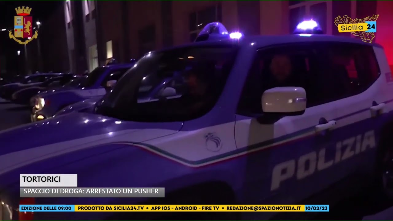Servizi antidroga a Tortorici: la Polizia di Stato arresta 21enne pusher