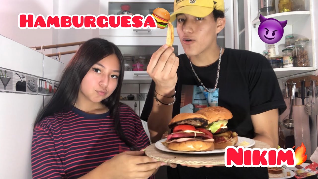 🔥HAMBURGUESA NIKIM🔥/ peleando con la cocina👩🏻‍🍳👨🏻‍🍳