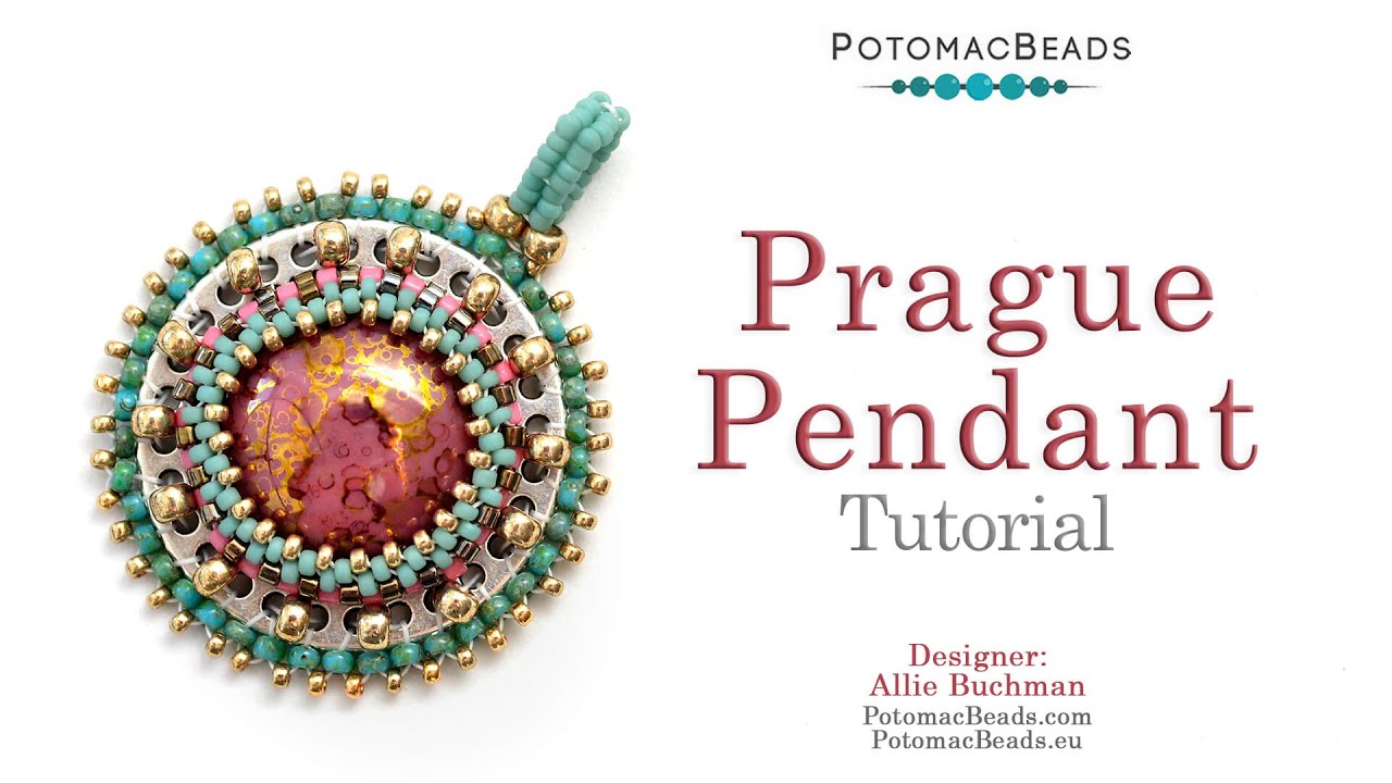 Prague Pendant - DIY Jewelry Making Tutorial by PotomacBeads