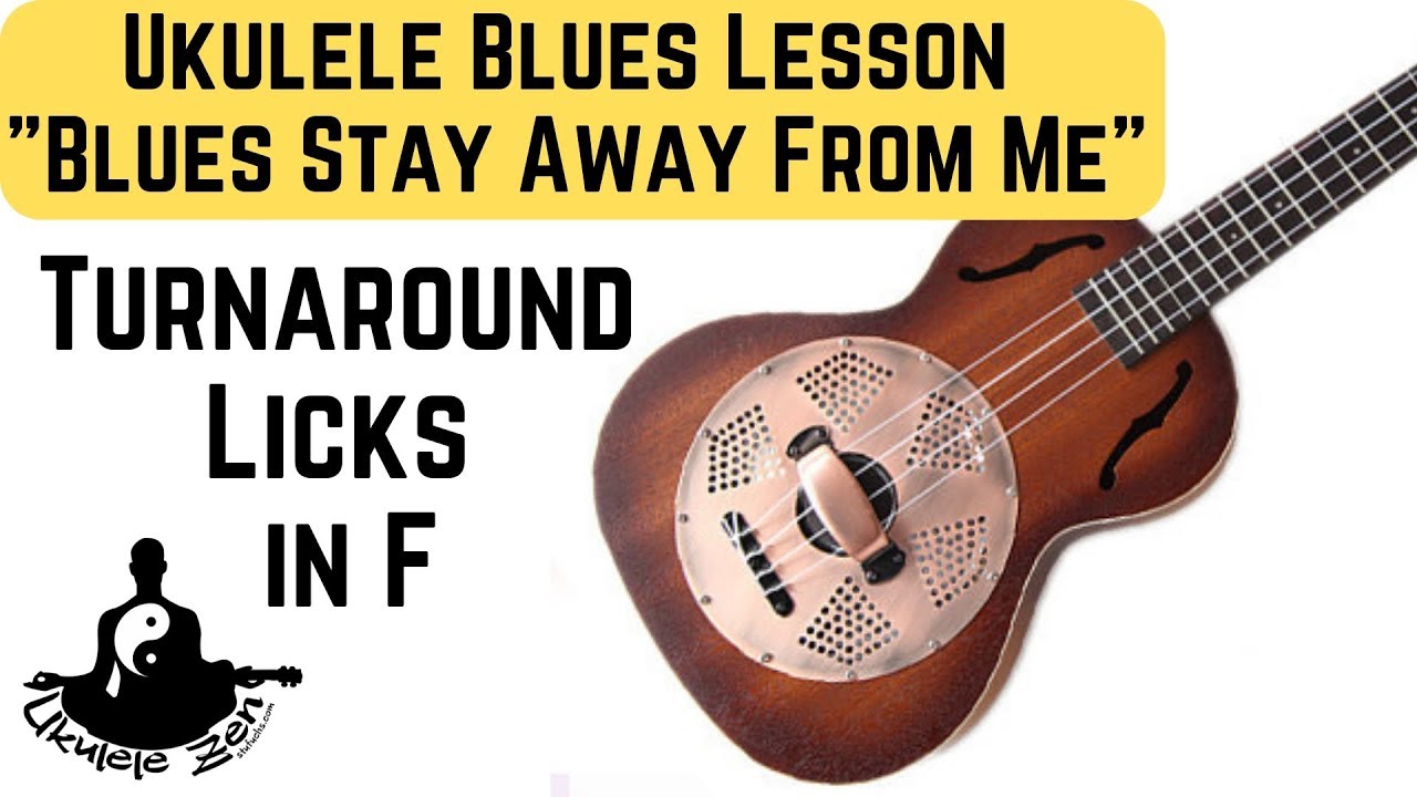 Ukulele Blues Lesson: SOLO LICKS IN F || 