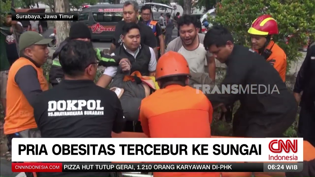 Pria Obesitas Tercebur Ke Sungai | REDAKSI PAGI (29/10/25)