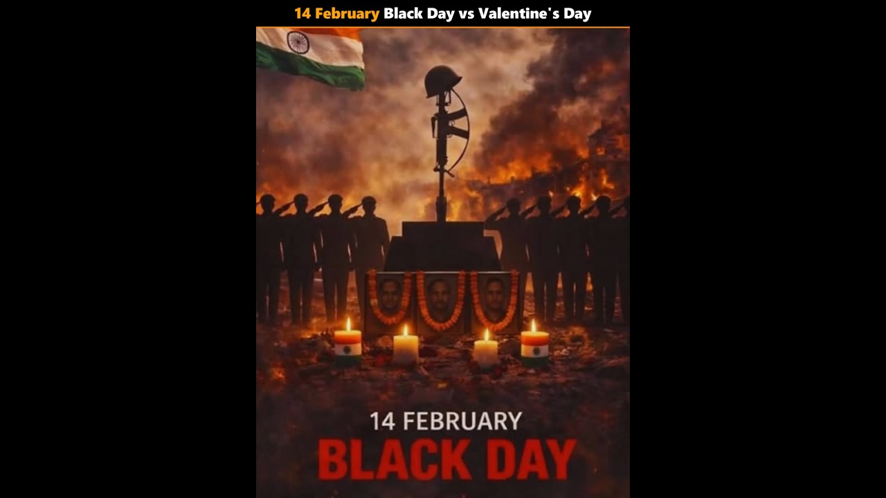 14 February Black Day vs Valentine's Day 🤔 #14february #blackday #velentine_day #trending