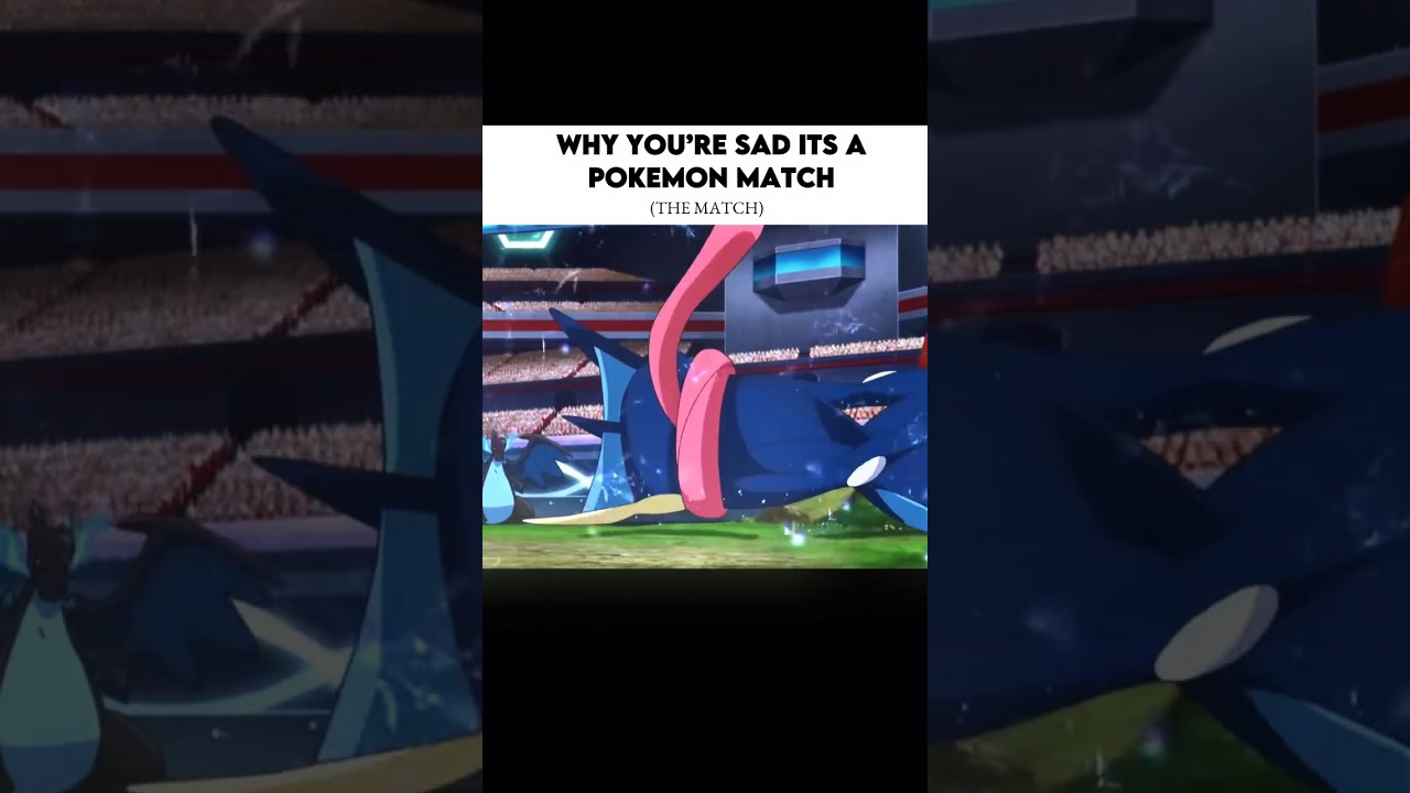 Ash Greninja and Alain’s Charizard fought in the Kalos League finals 