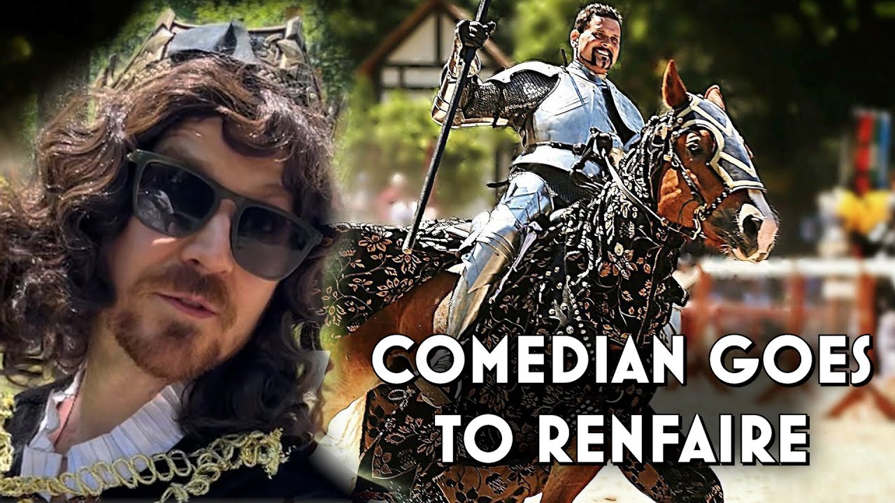 Gareth Reynolds Gets Roasted by a Jester at Renaissance Fair
