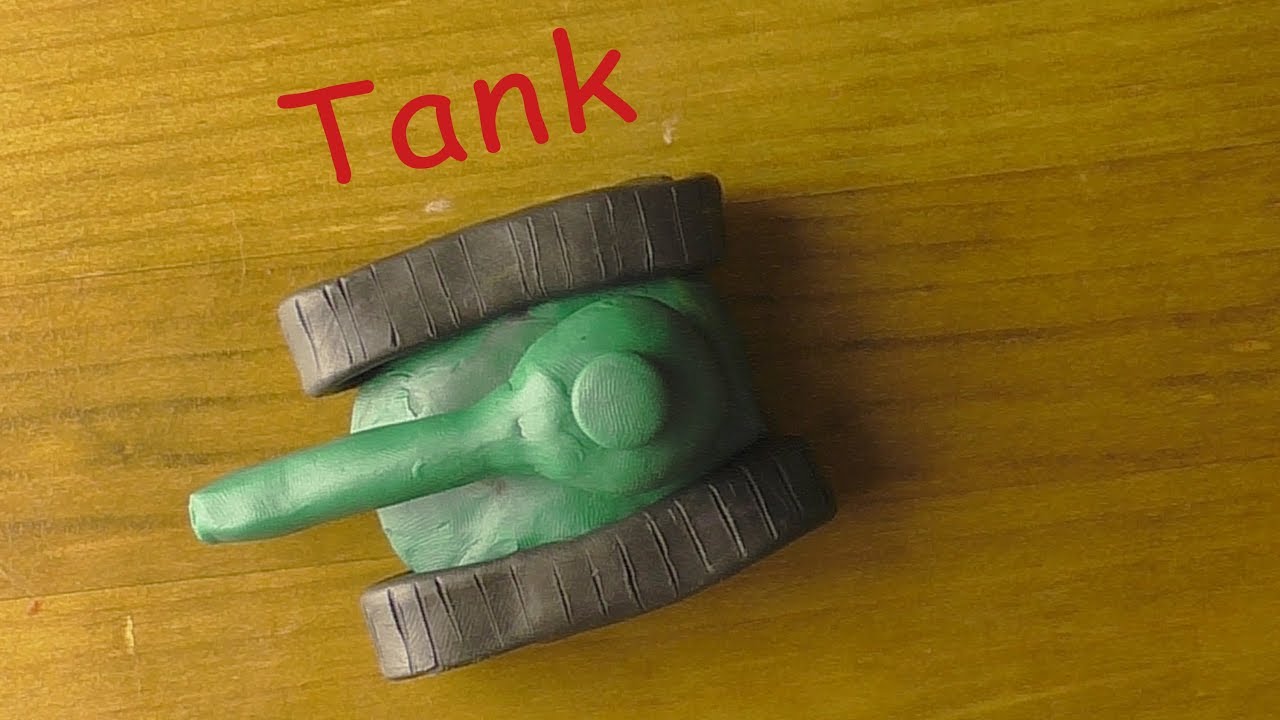 How To Make tank from clay #forkids #howto #fromclay