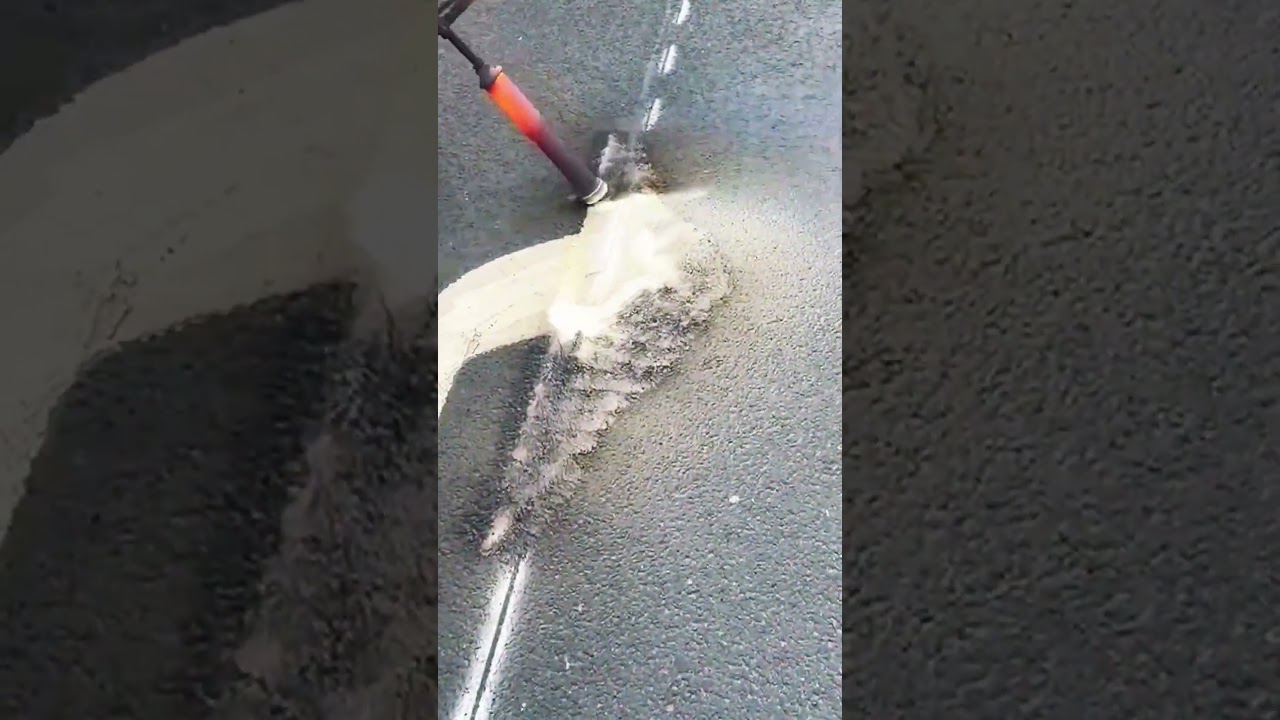 Road marking removal