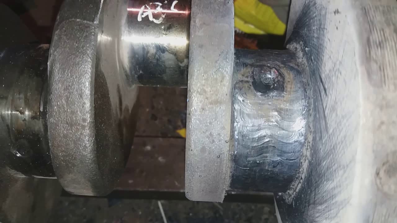Welding a broken crankshaft - NBAE