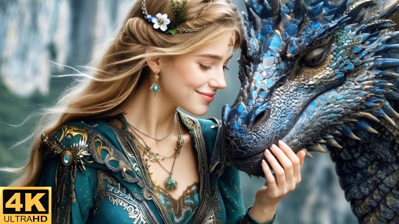 Enchanted Fantasy Realm of Elven & Dragons | Magical Castles And Forest Palaces [AI Music Video]