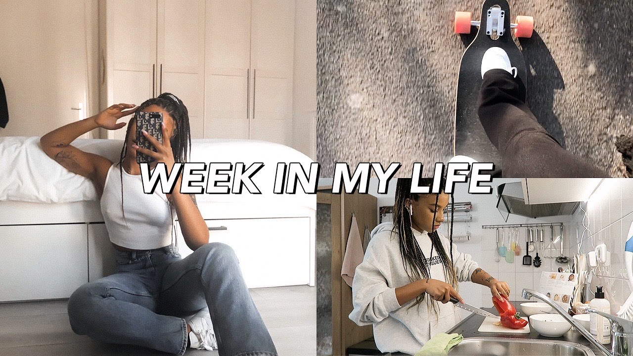 WEEK IN MY LIFE #23 | longboarding, working out, lots of cooking + tie dyeing sweatshirts..