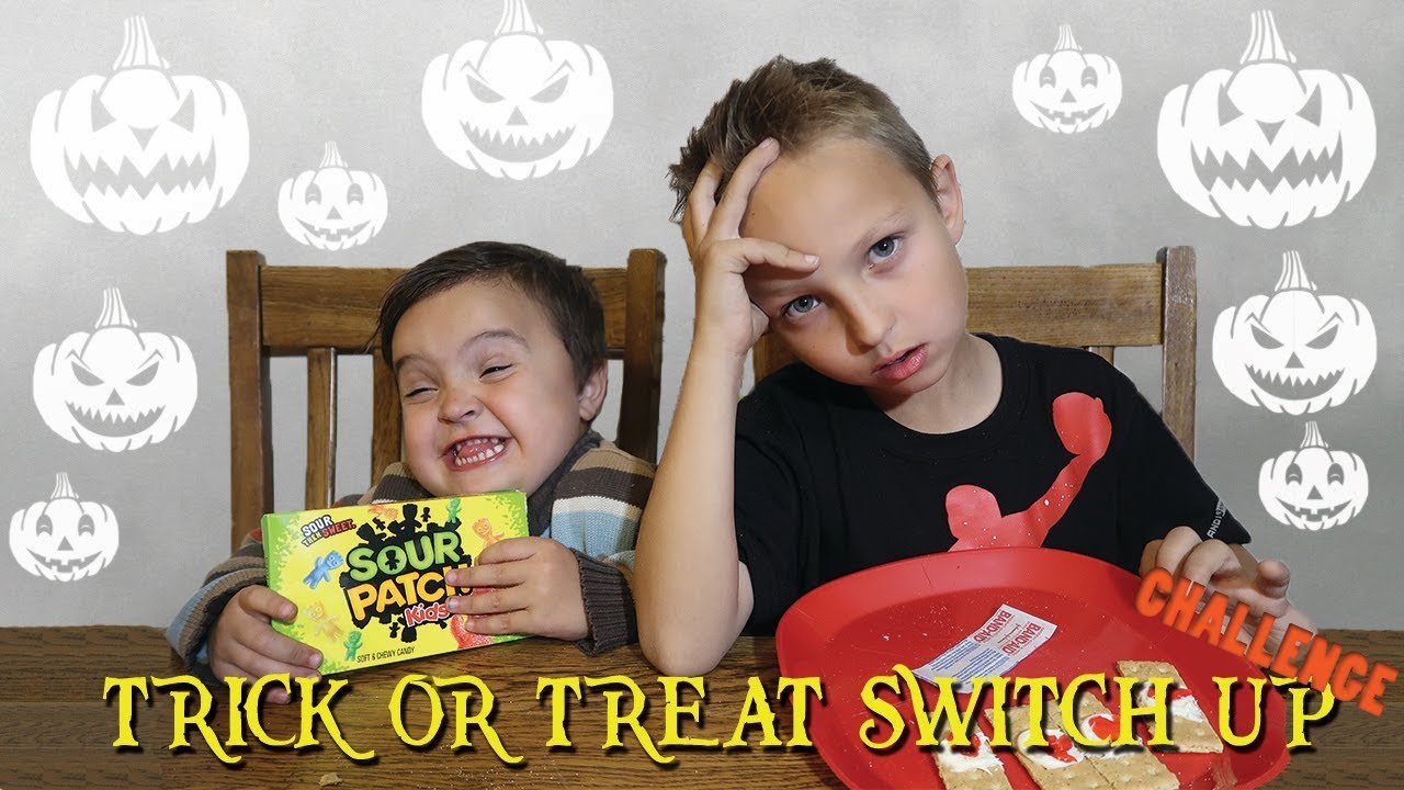 TRICK OR TREAT SWITCH UP CHALLENGE!!!