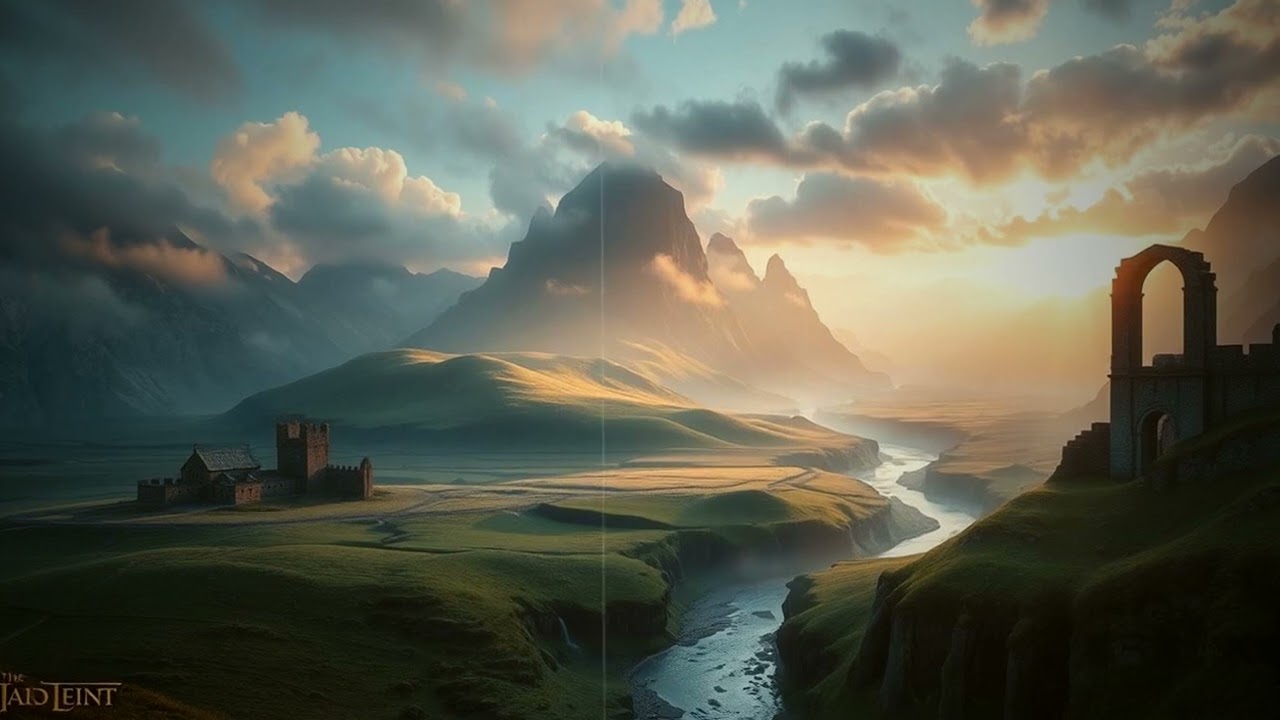 Fantasy medieval ambience for reading