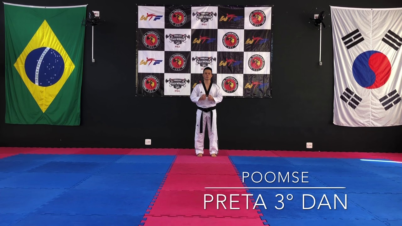 Poomse Faixa Preta 3&deg; Dan