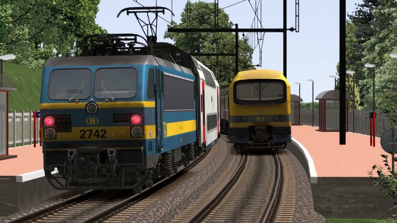 Train Simulator 2022 | 64BIT | M6 RAM + HLE27GF | NMBS SNCB | Ligne 124 | Belgium Rails 0.5 |