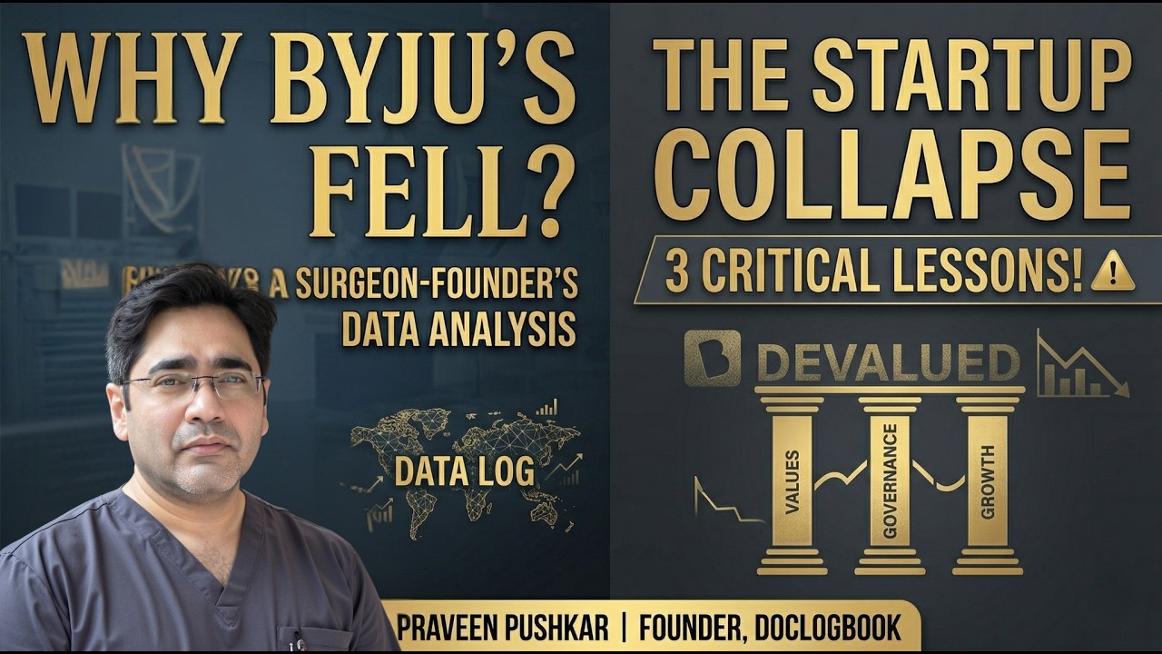 The Fall of BYJU&rsquo;S: A Surgeon-Founder&rsquo;s Post-Mortem | Startup Lessons 2026
