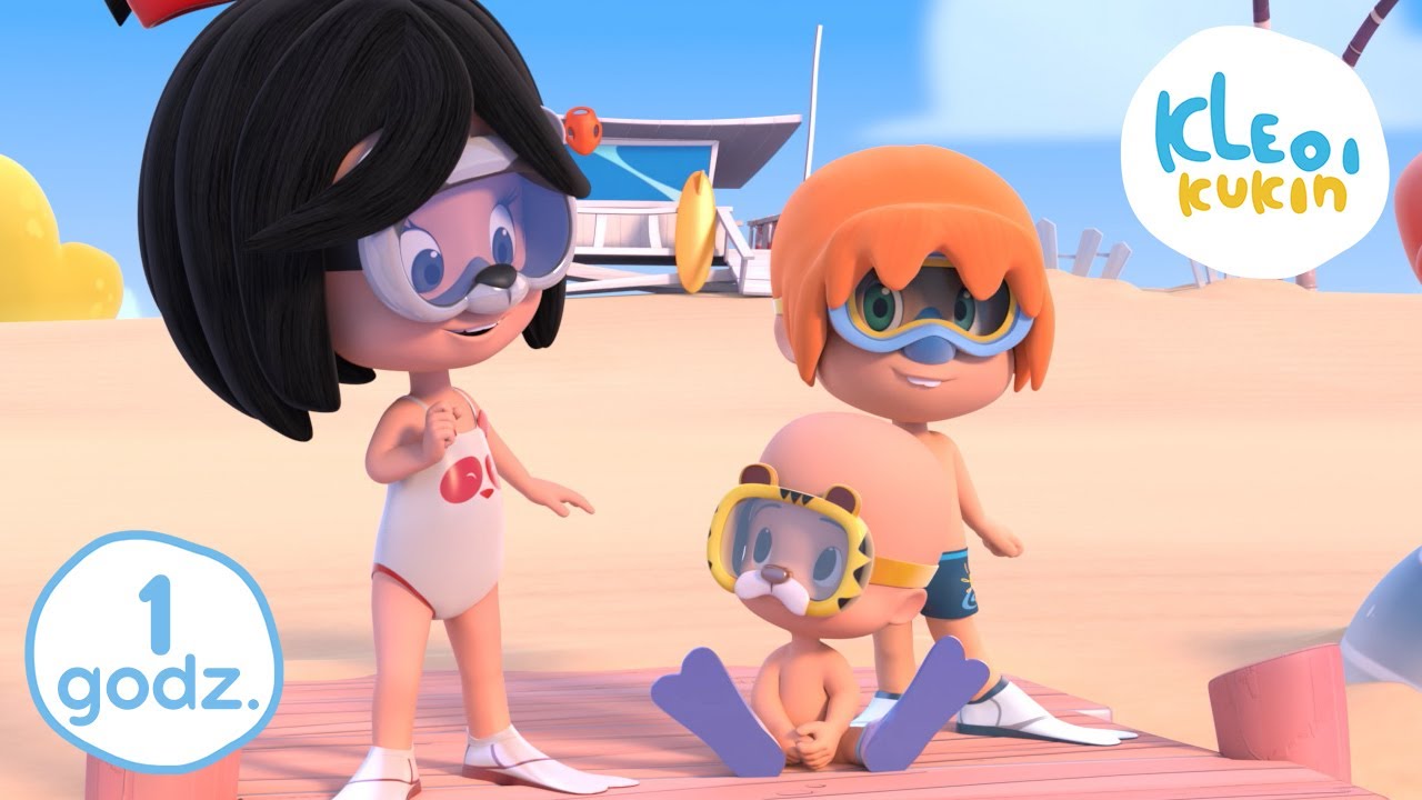 Kleo i Kukin 🌊DZIEŃ NA PLAŻY🌊 🕰️ 1 godzina 🎬 Najlepsze kreskówki dla dzieci