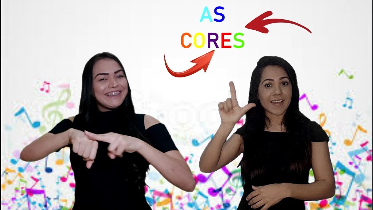 A Música das Cores em Libras.