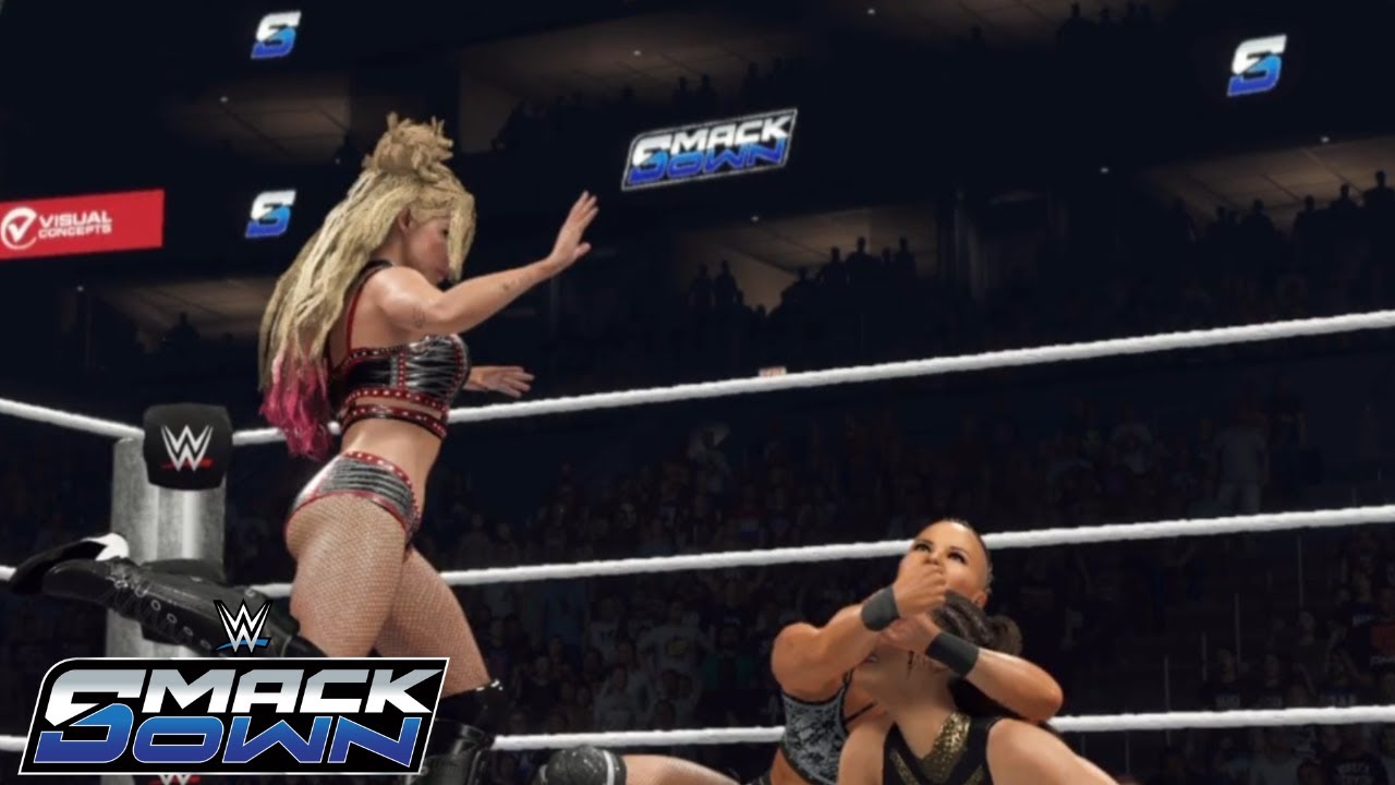 WWE 2K25 SMACKDOWN QUALIFYING MATCH - MICHIN VS ALEXA BLISS  VS IVY NILE