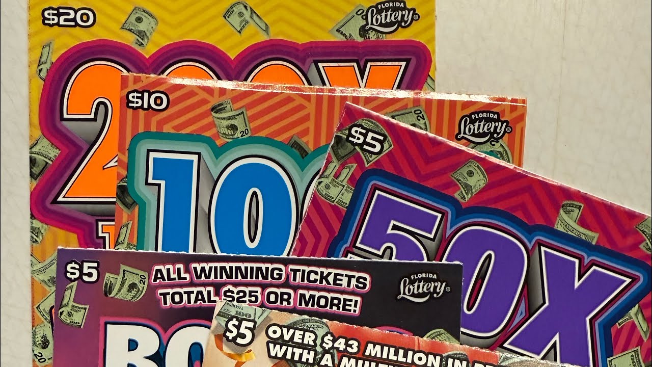 Mix Of $5 Fl Lottery Scratch Off Tickets Easy Money!!!