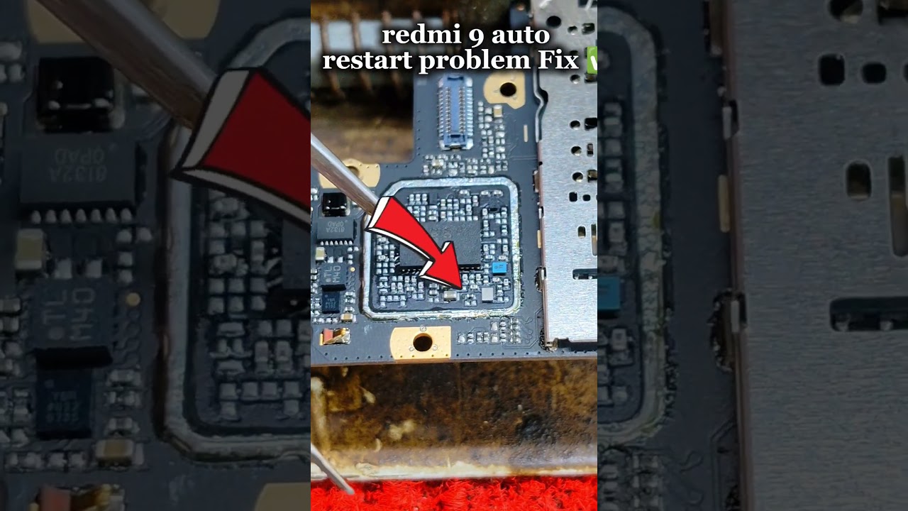 redmi 9 auto restart problem How To Fixed ✅🙋 #shortvideo #repair #ytshorts