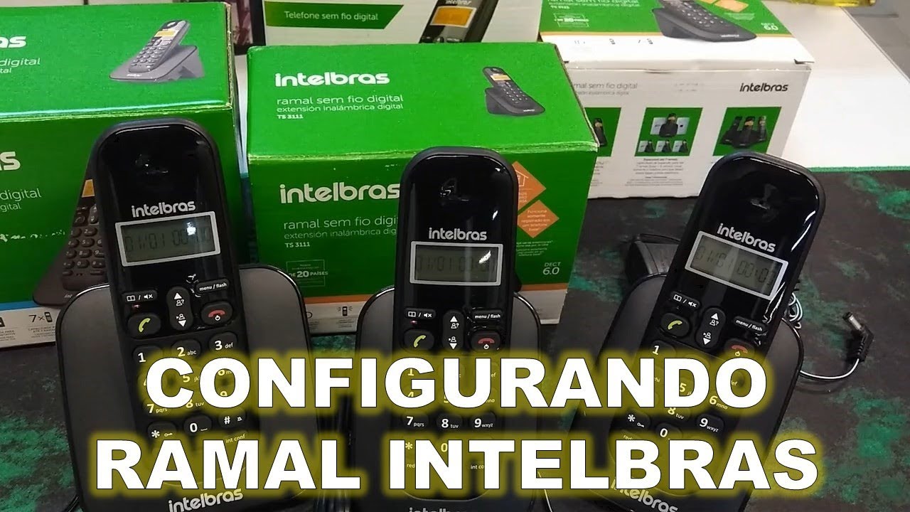 Configurando ramal com telefones INTELBRAS!! (Configuração)