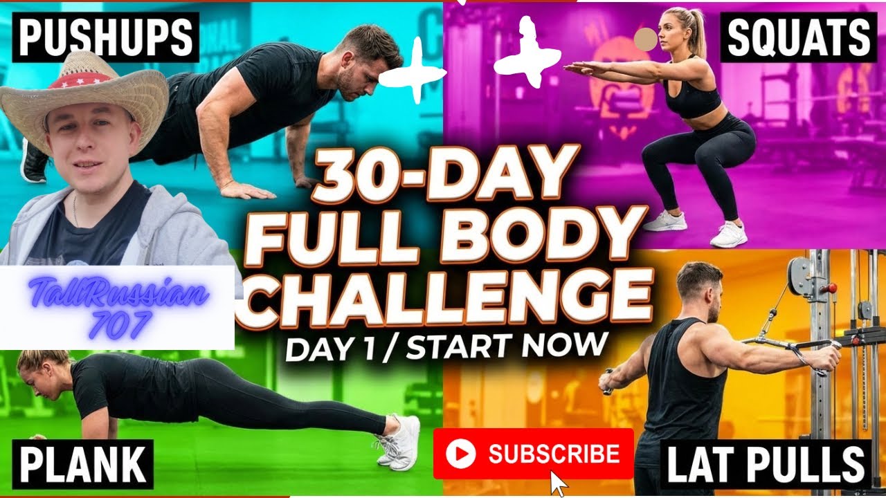 Too Busy to Work Out? Try This 4-Exercise 30 Day Challenge