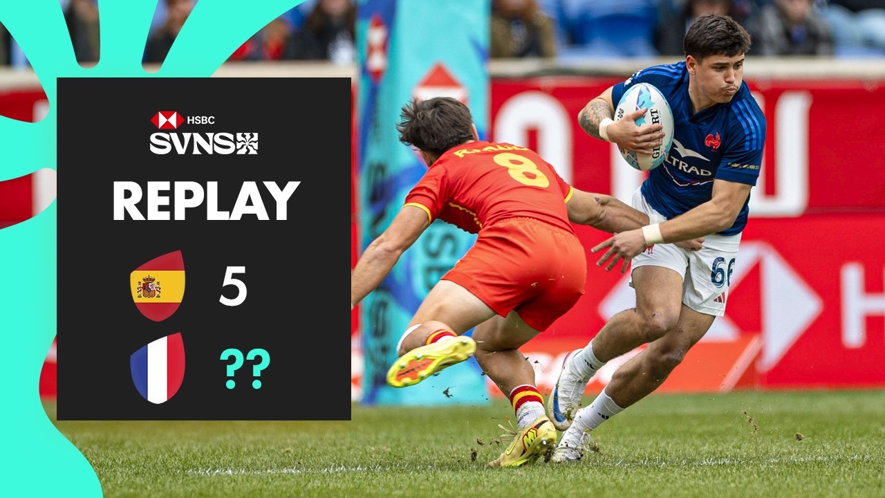 Le festival offensif de la France contre l’Espagne 🤌 | HSBC SVNS New York
