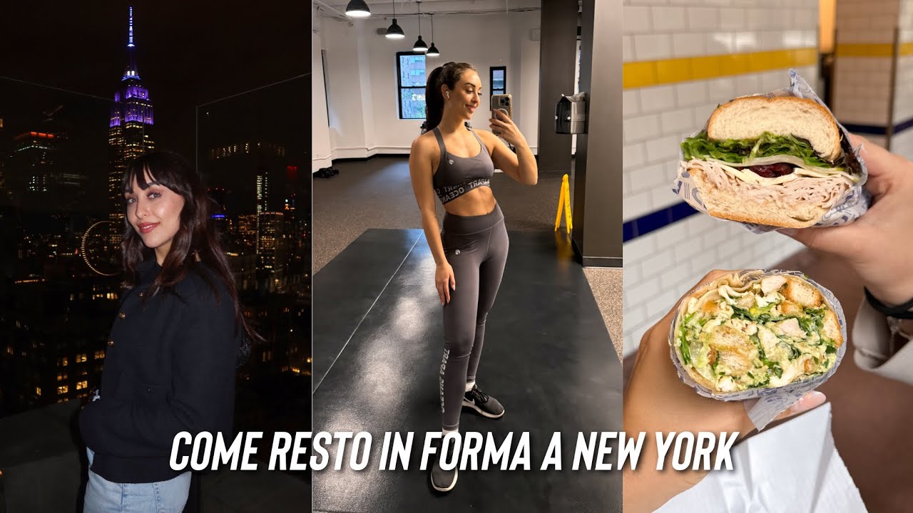 QUESTA SI CHE È UNA SFIDA: RESTARE IN FORMA A NEW YORK!! vlog 2024