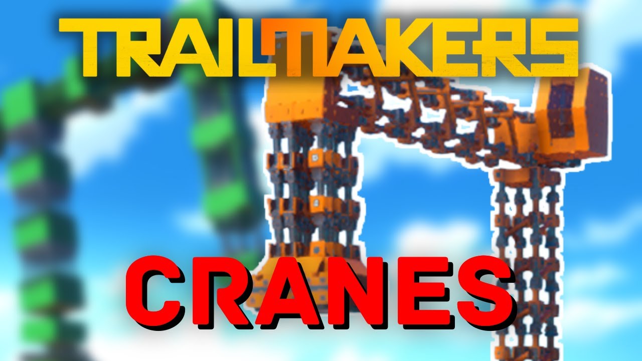 Who Can Build the BEST CRANE CHALLENGE in Trailmakers!!