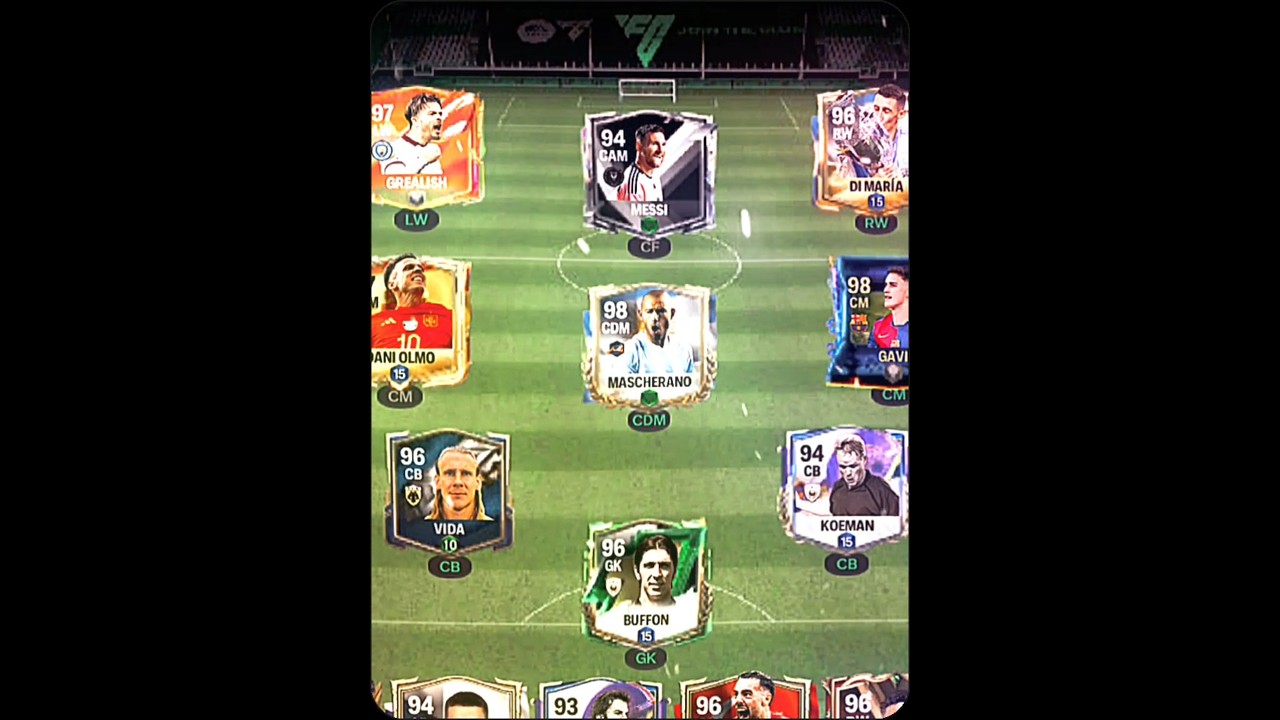 FCMOBILE TEAM OVR 96 FALSE 9 