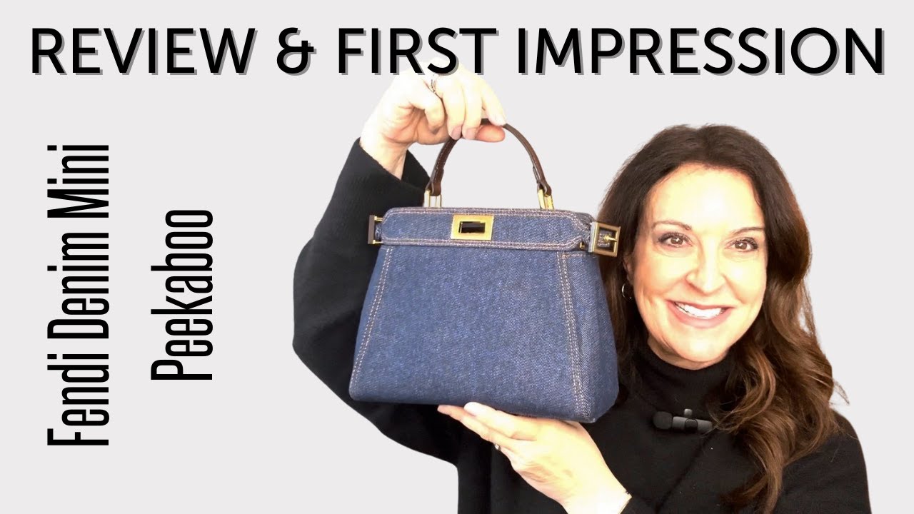 FENDI DENIM MINI PEEKABOO! Review & First Impression (what fits, pros & cons, features, mod shots)