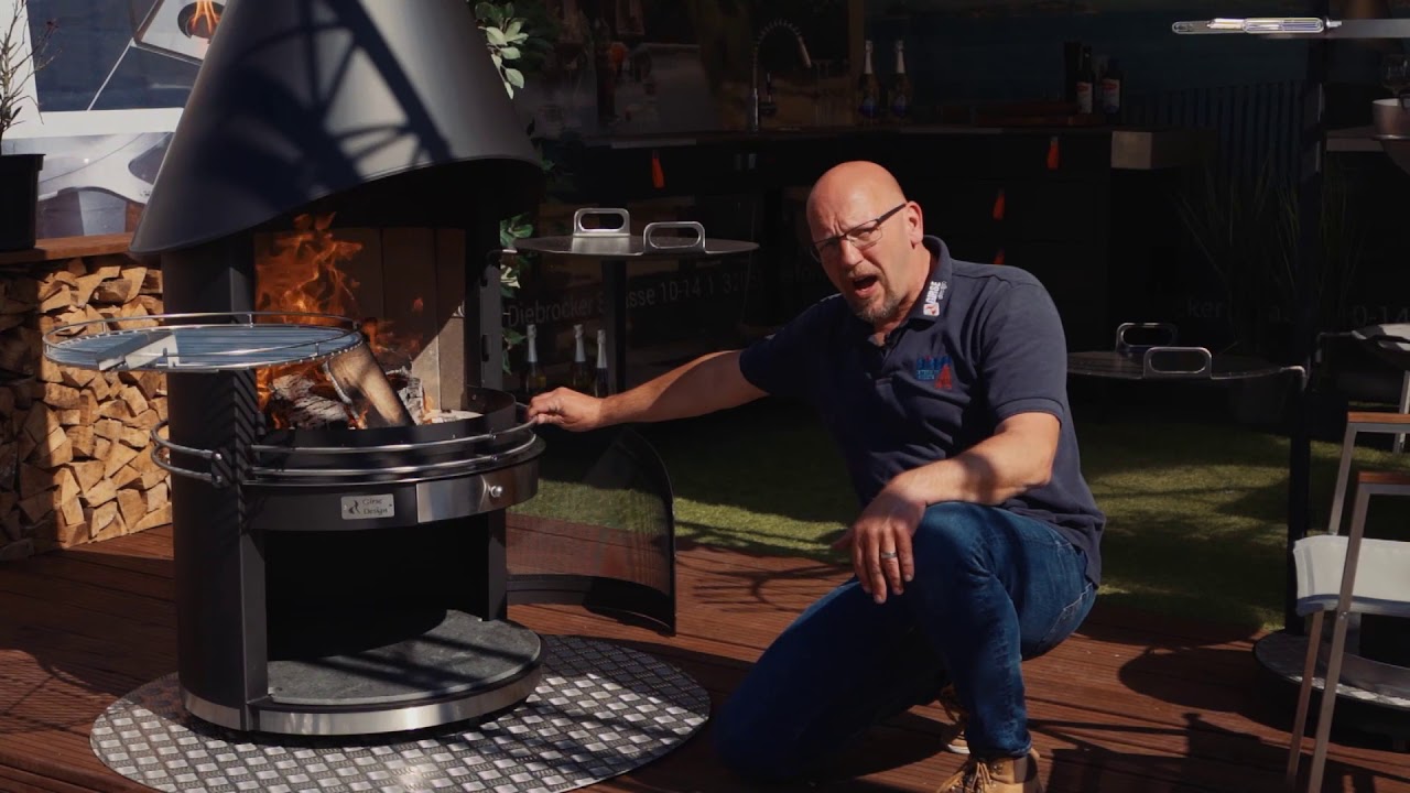 Grillkamin Girsedesign Girse Design Edelstahl Gartenkamin Grill Feuerstelle einer wie Keiner