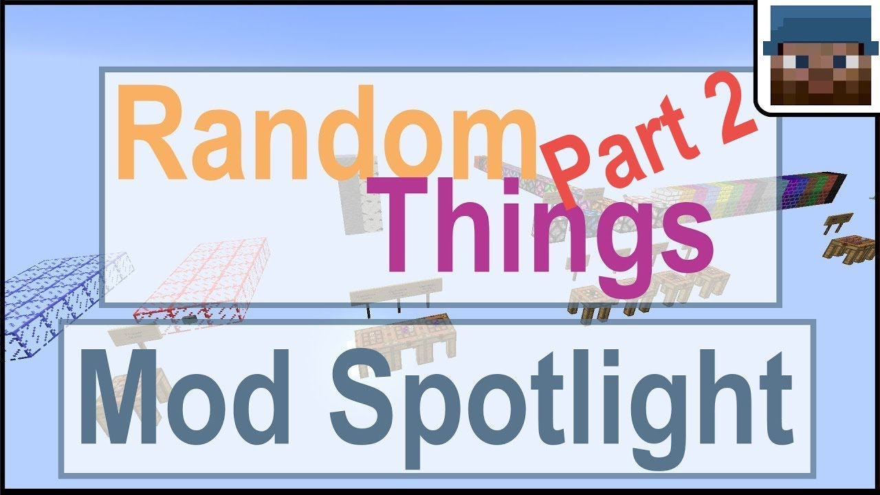 Minecraft Talk 36 - Mod Spotlight--Random Things, part 2