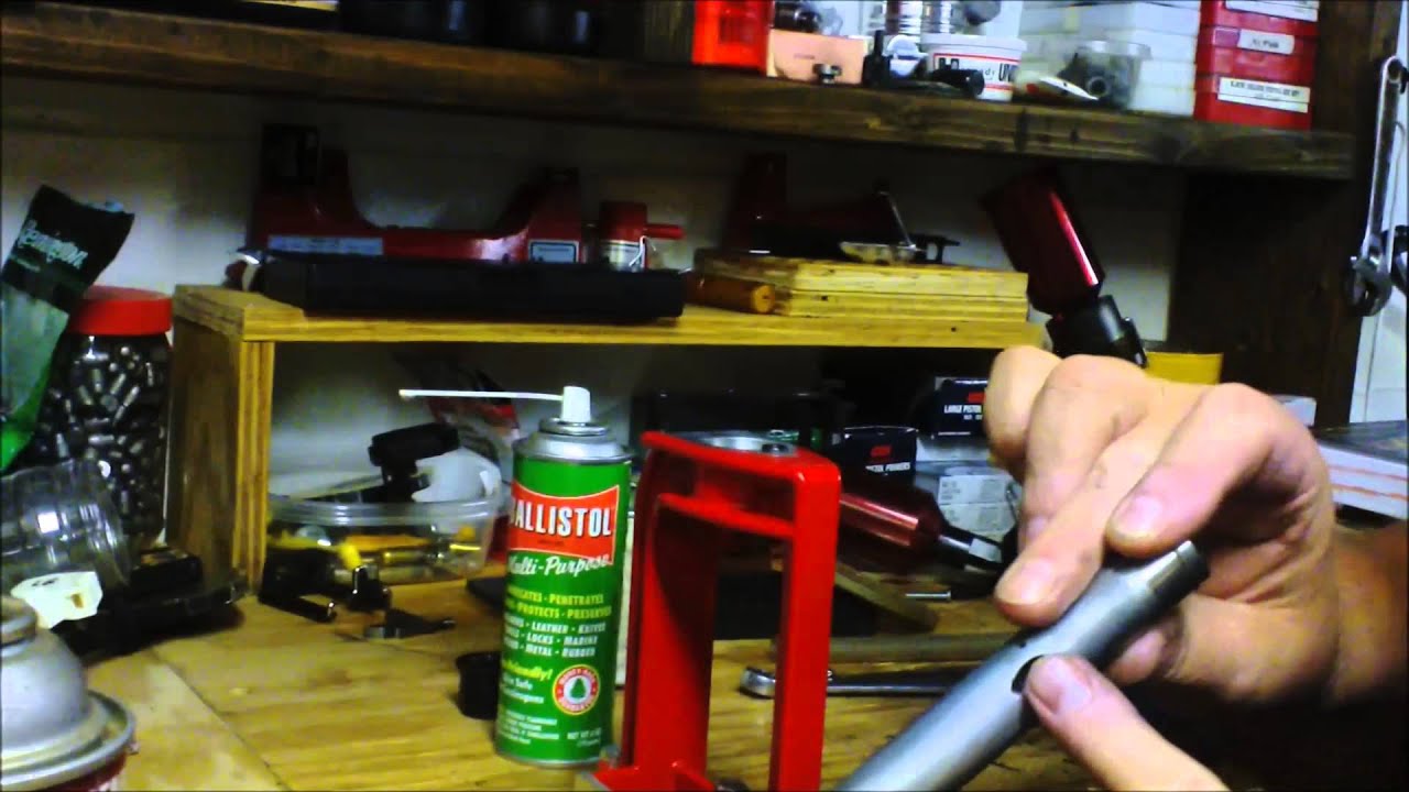 Reloading press maintenance: Lee Breech Lock Challenger