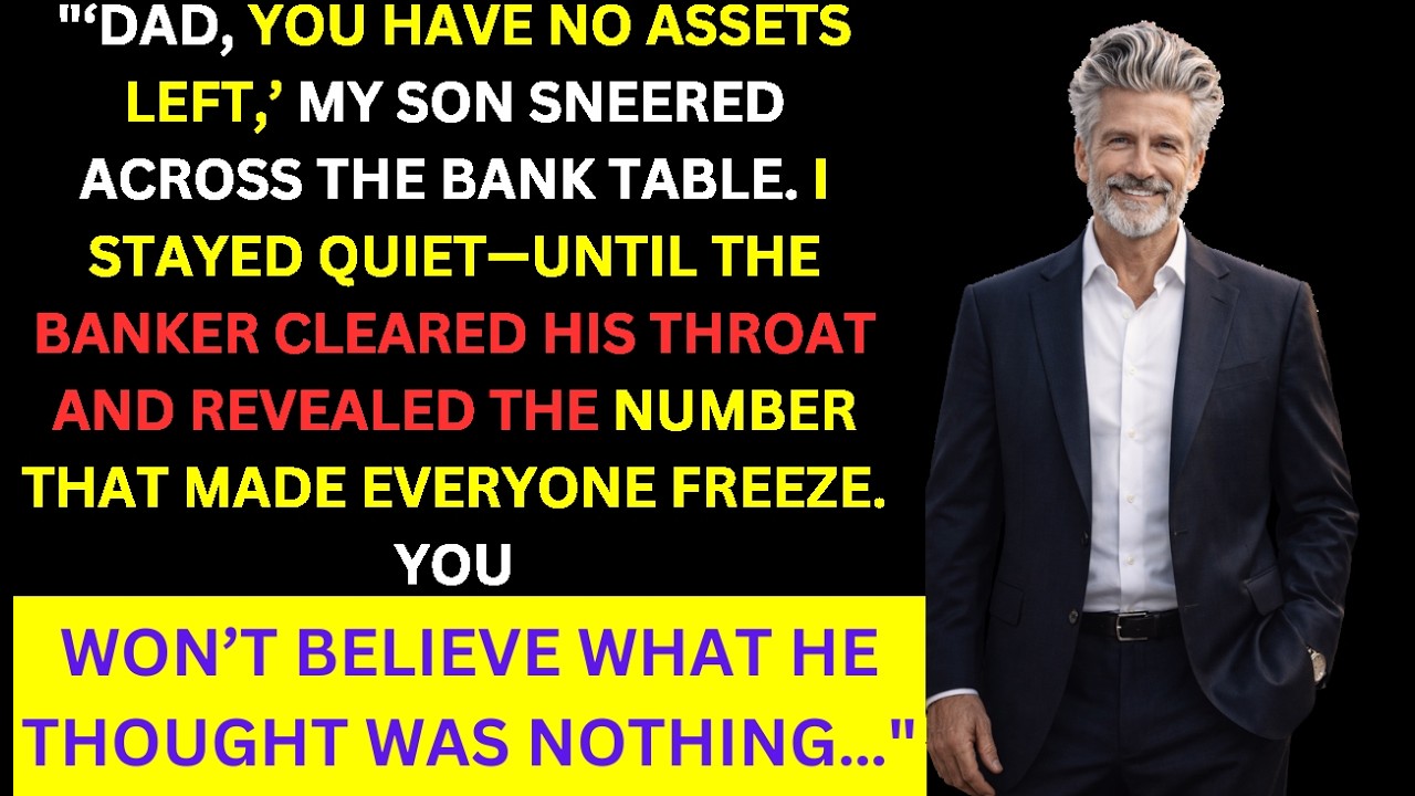y Son Said I Had “No Assets Left” — The Banker Corrected Him in Front of Everyone